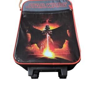 Star Wars Darth Vader Kids Rolling Suitcase – Disney – Black & Red